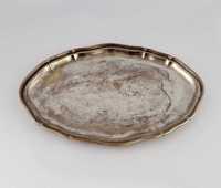 Taca platerowana srebrem z XIX wieku