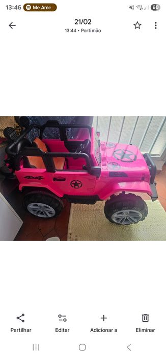 Carro geep eletrico de crianca