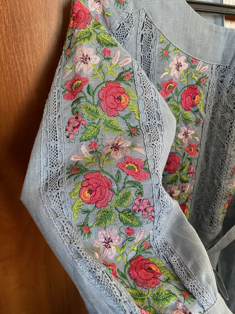 Вишита сукня, вишиванка нова S