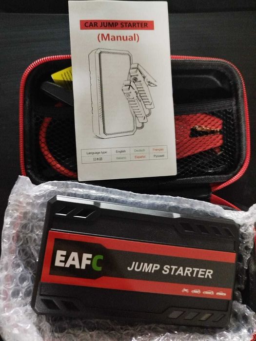 Arranque Portátil EAFC – Jump Starter Multifuncional (Novo)