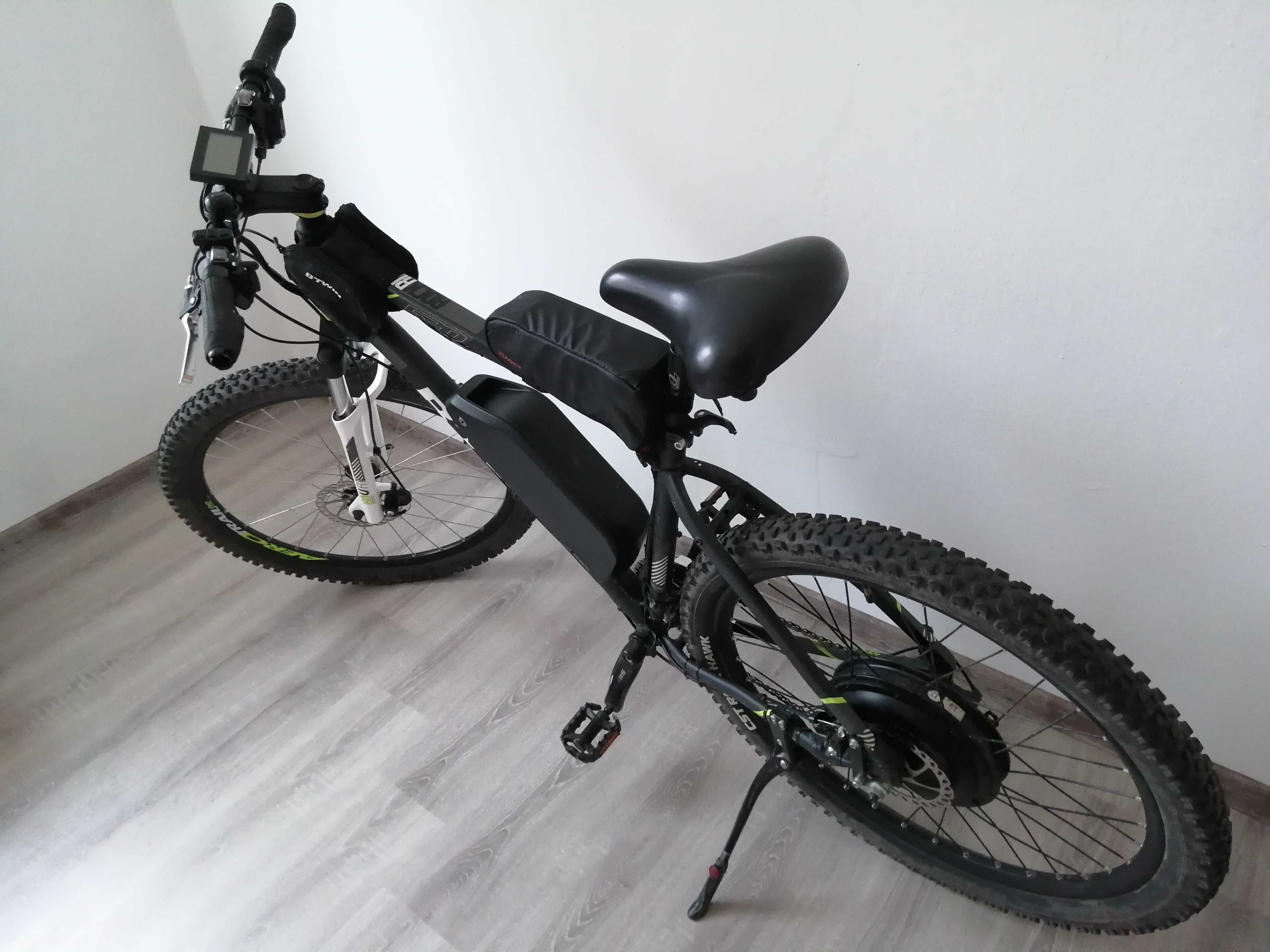 ebike Rockrider 520, 27,5 cala, mxus 30h 10x6 1500w