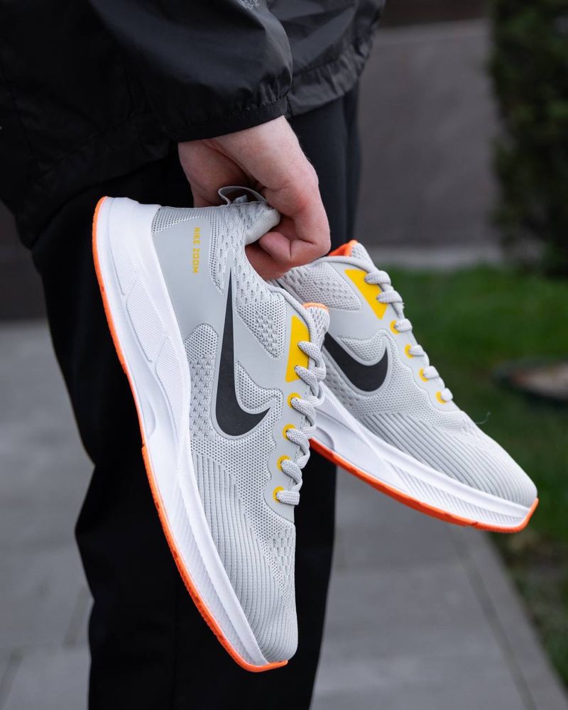 Мужские кроссовки найк зум Nike Zoom Silver Orange 40,41,42,43,44