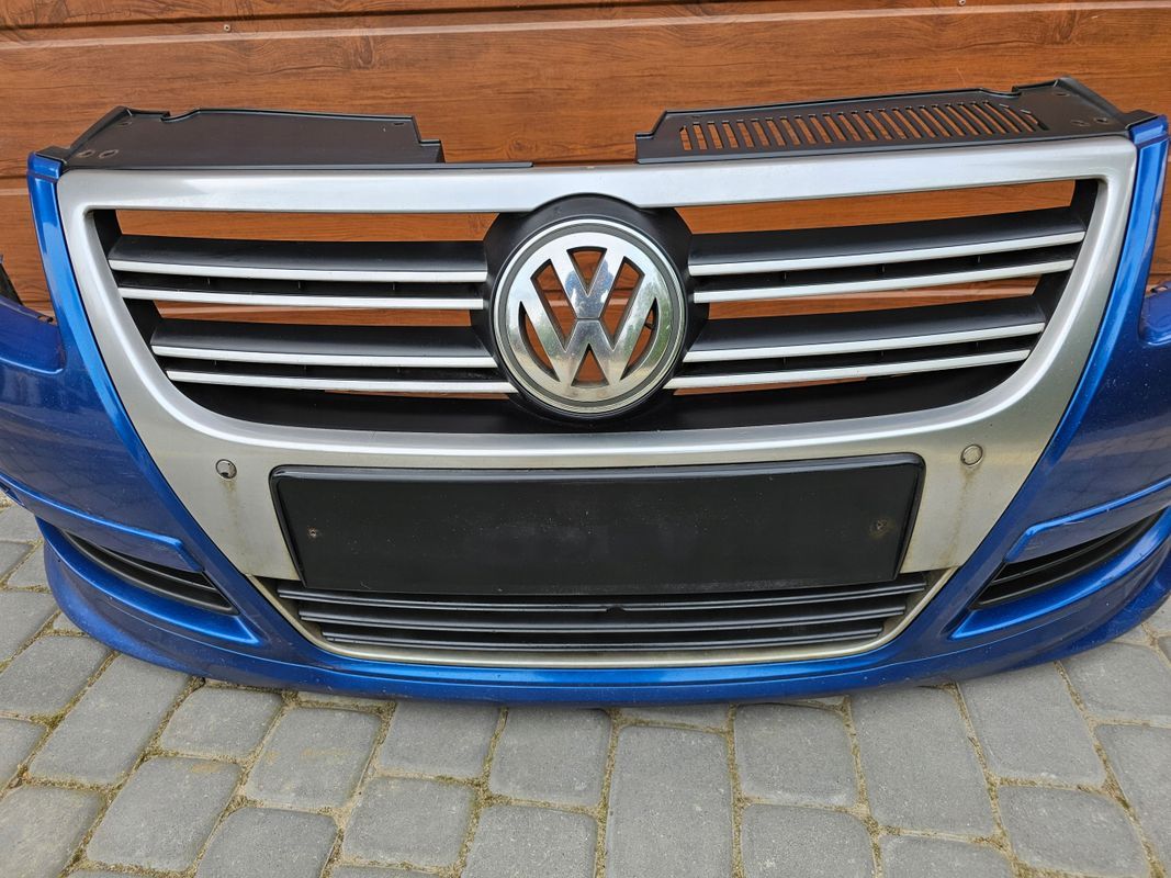 Vw Volkswagen Passat B6 Zderzak R-line + Pdc Atrapa Kompletny grill rl