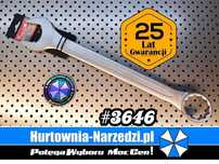 Klucz 46mm CrV  płasko-oczkowy 46mm klucz płaski 46mm satynowany