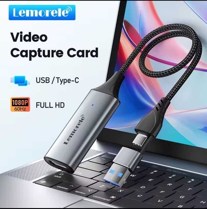 Карта видеозахвата Lemorele MS2130 для стримов и записей USB3.0 - HDMI