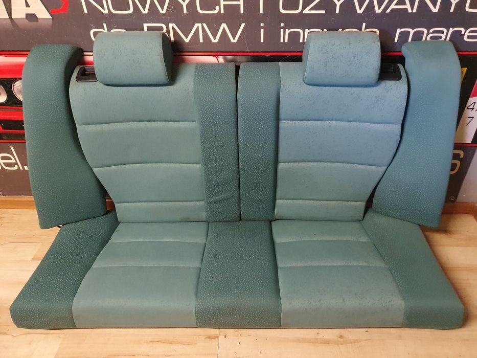 BMW E36 Compact Fotele Kanapa Zielone Polift Tkanina Ammonit/Tuerkis