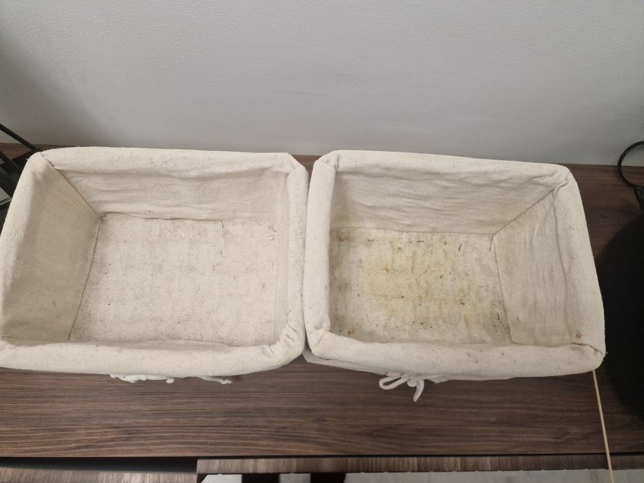 Zestaw 4 koszyczków wiklinowych