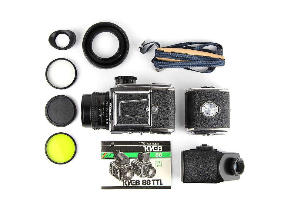 НОВЫЙ Фотоаппарат КИЕВ-88 TTL Объектив ARSAT B Формат 6х6