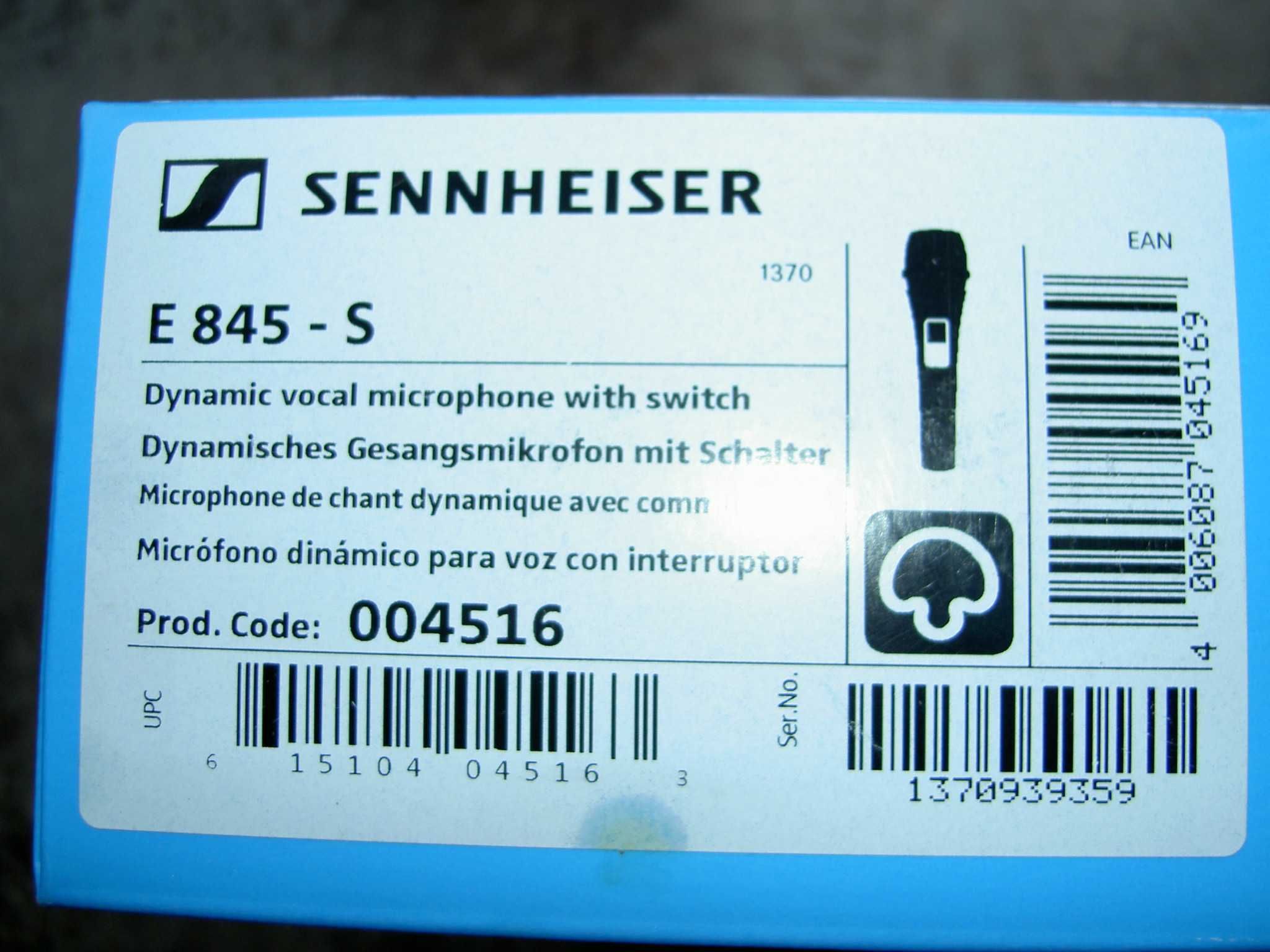 Nowy mikrofon Sennheiser E 845-S