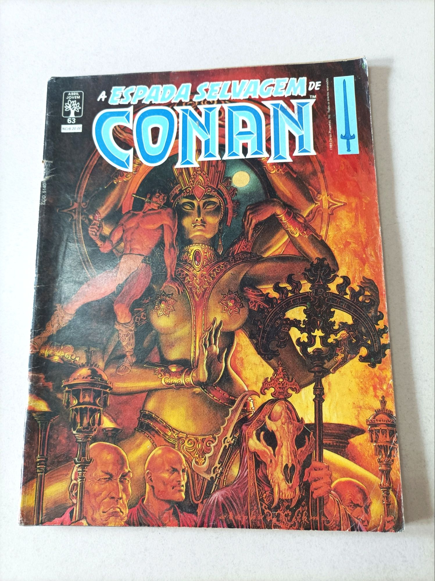 Lote de 3 Revistas antigas - A Espada Selvagem de Conan (Vintage)