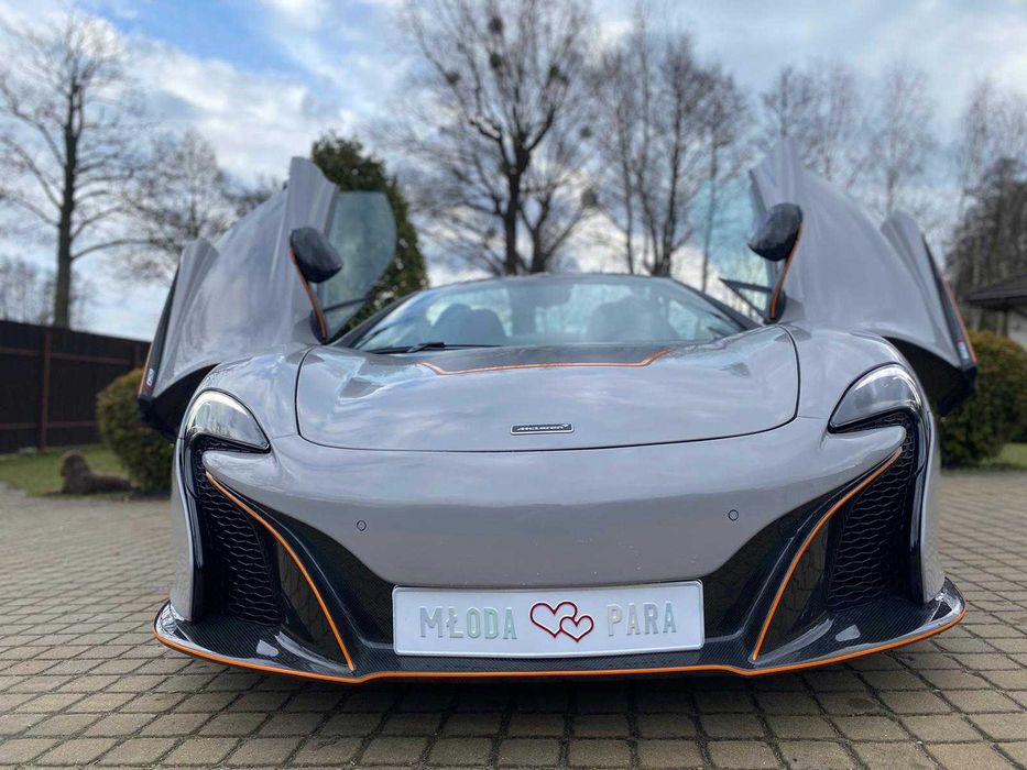 Auto na wesele do ślubu Mclaren 650s spider Wolne terminy