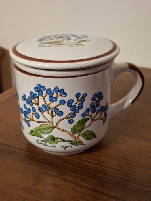 Ceramiczny kubek do parzenia ziół
