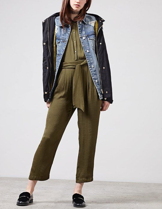 Stradivarius m 38 kombinezon zielony