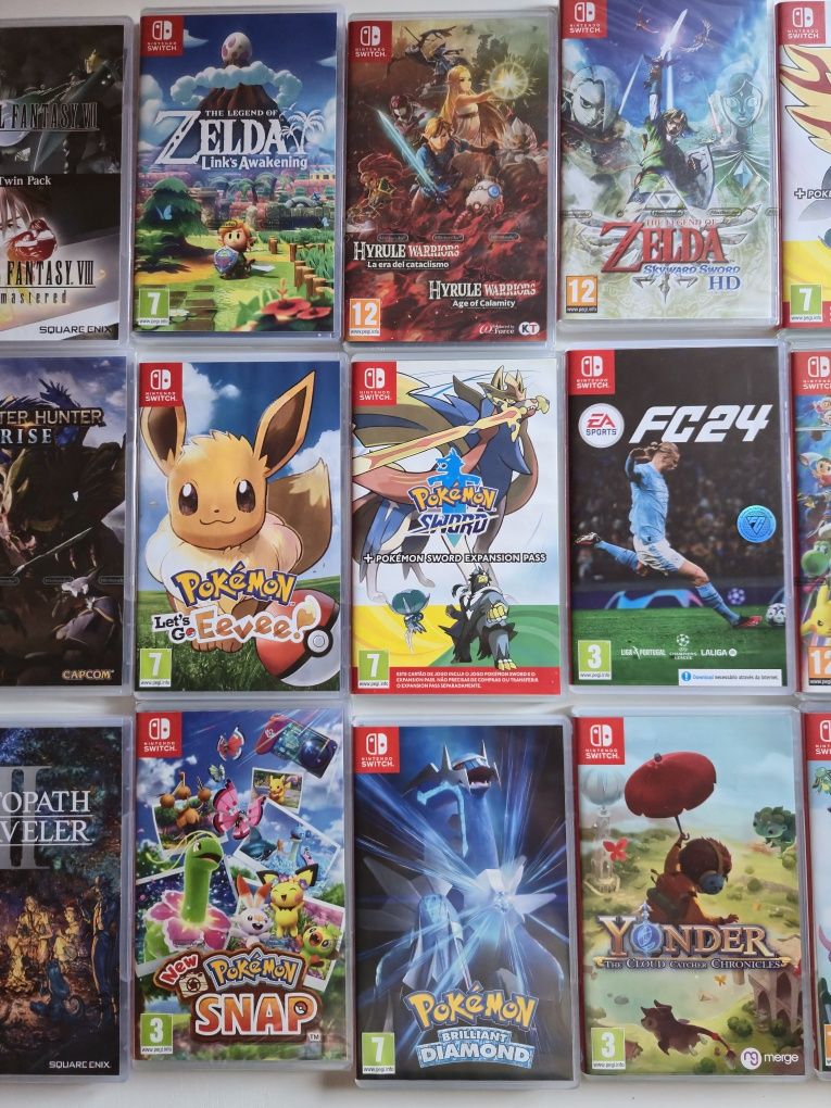 Jogos Nintendo Switch Pokémon Zelda e vários