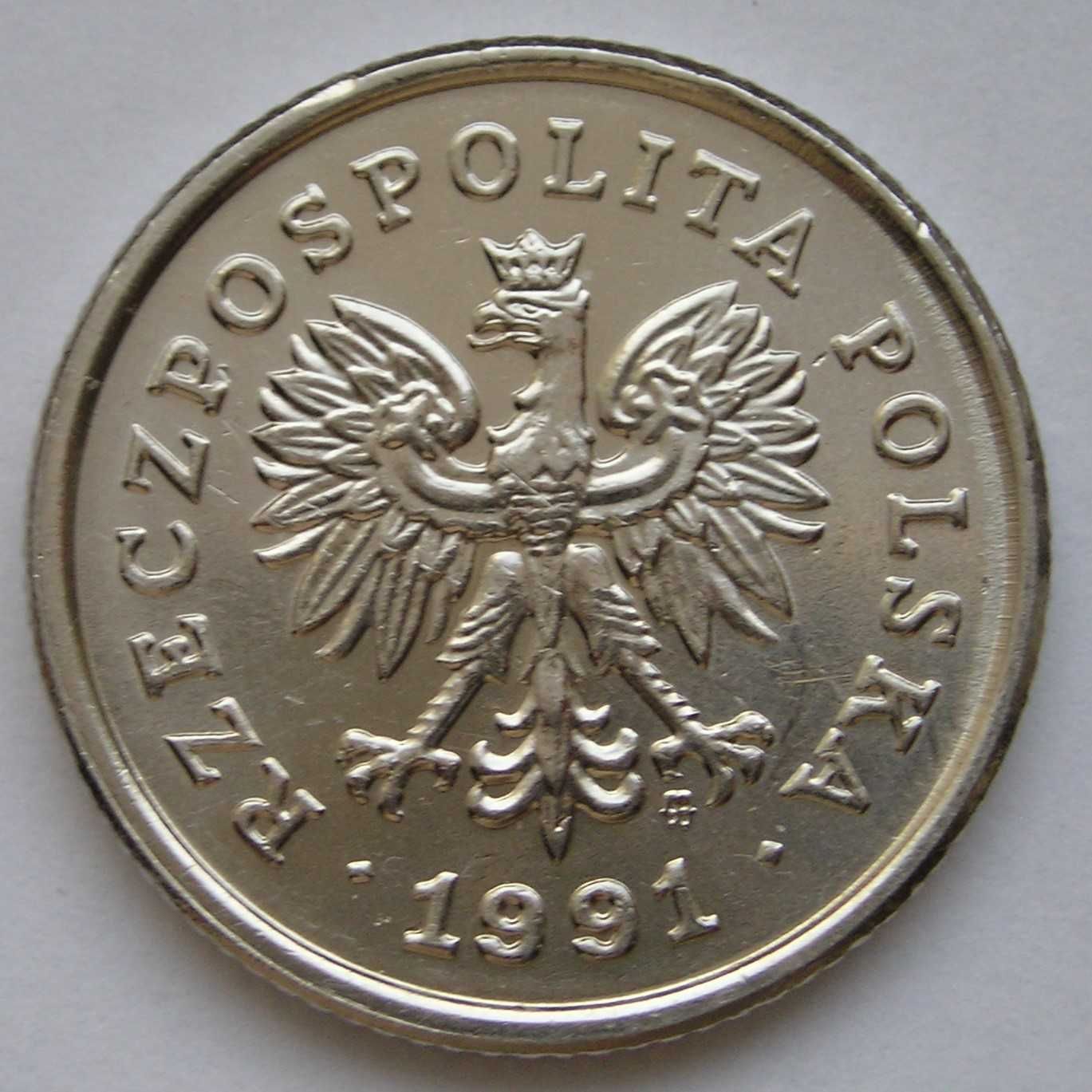 Polska 50 groszy 1991 - stan 1/2