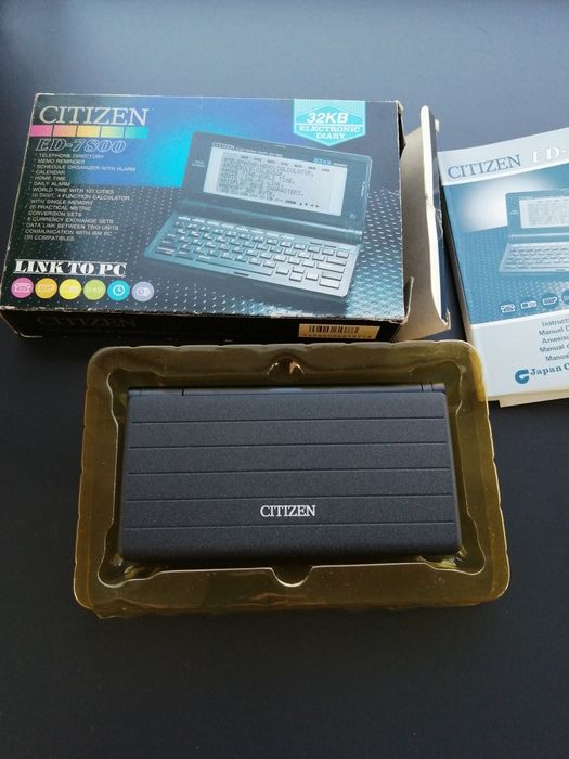 Diário electrónico vintage citizen ED7800