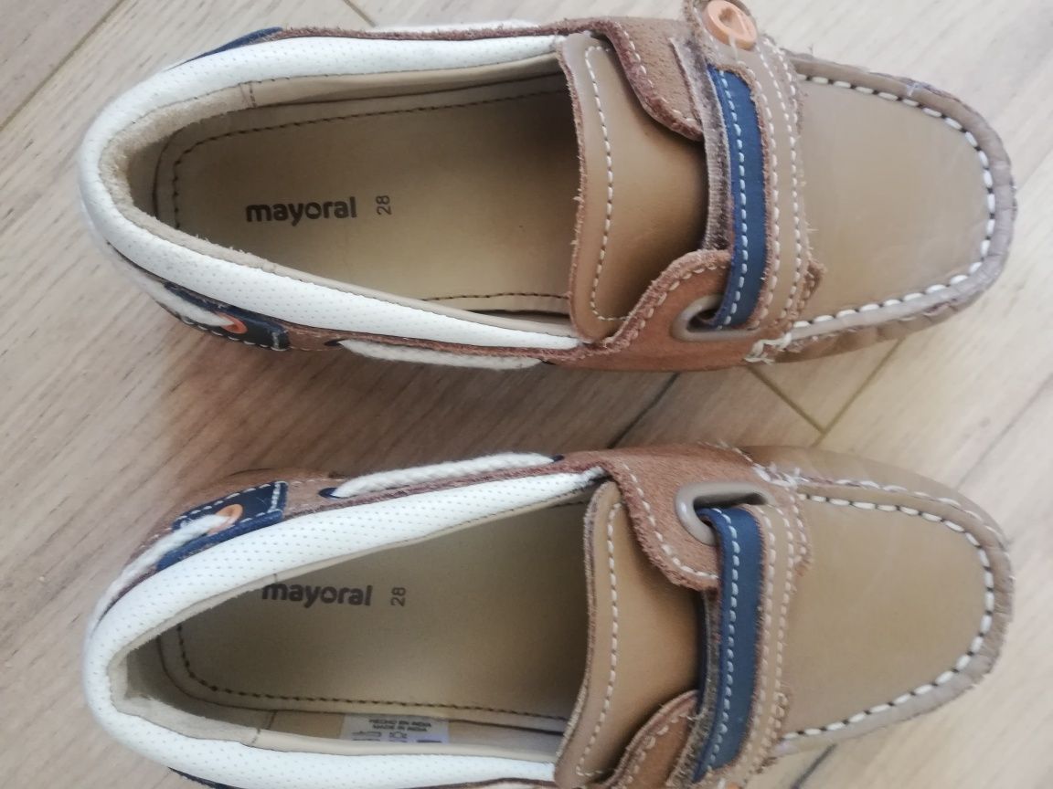 Buty skórzane Mayoral 28 chłopięce