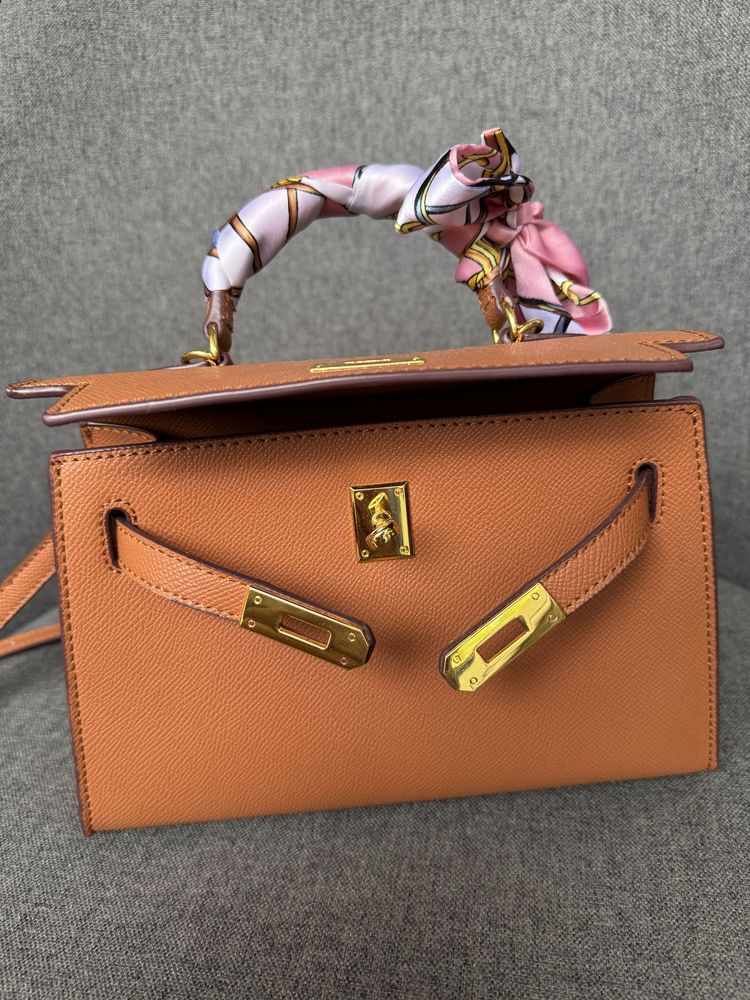 Сумка  шкіряна 22см LV/YSL/DG