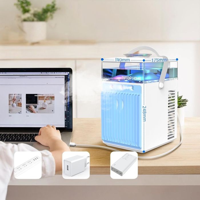 Mobilny klimatyzator nawilżacz, 5 w 1