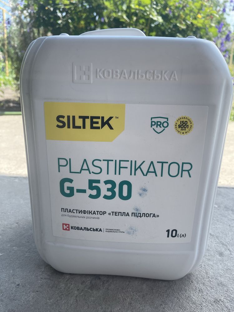 Siltek (Сілтек пластифікатор) Plastifikator G-530 тепла підлога 10 л