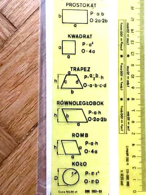 Szablon Skala+ pomoce szkolne przybory z epoki PRL