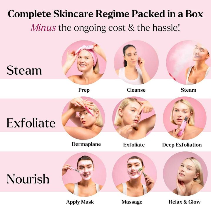 Sauna do twarzy z dyfuzorem aromatycznym, do podgrzewania ręczników