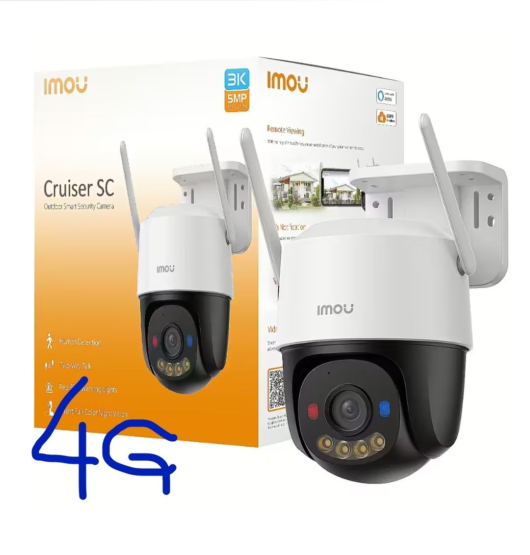 Вулична IP відеокамера IMOU Cruiser SC 4G   3МП   3G/4G/LTE/Ethernet