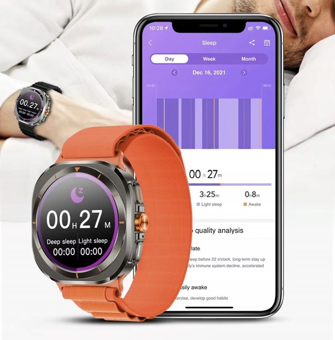 Dt Watch Ultra Smartwatch 1.5" 300Mah 32Gb Ai Voice
