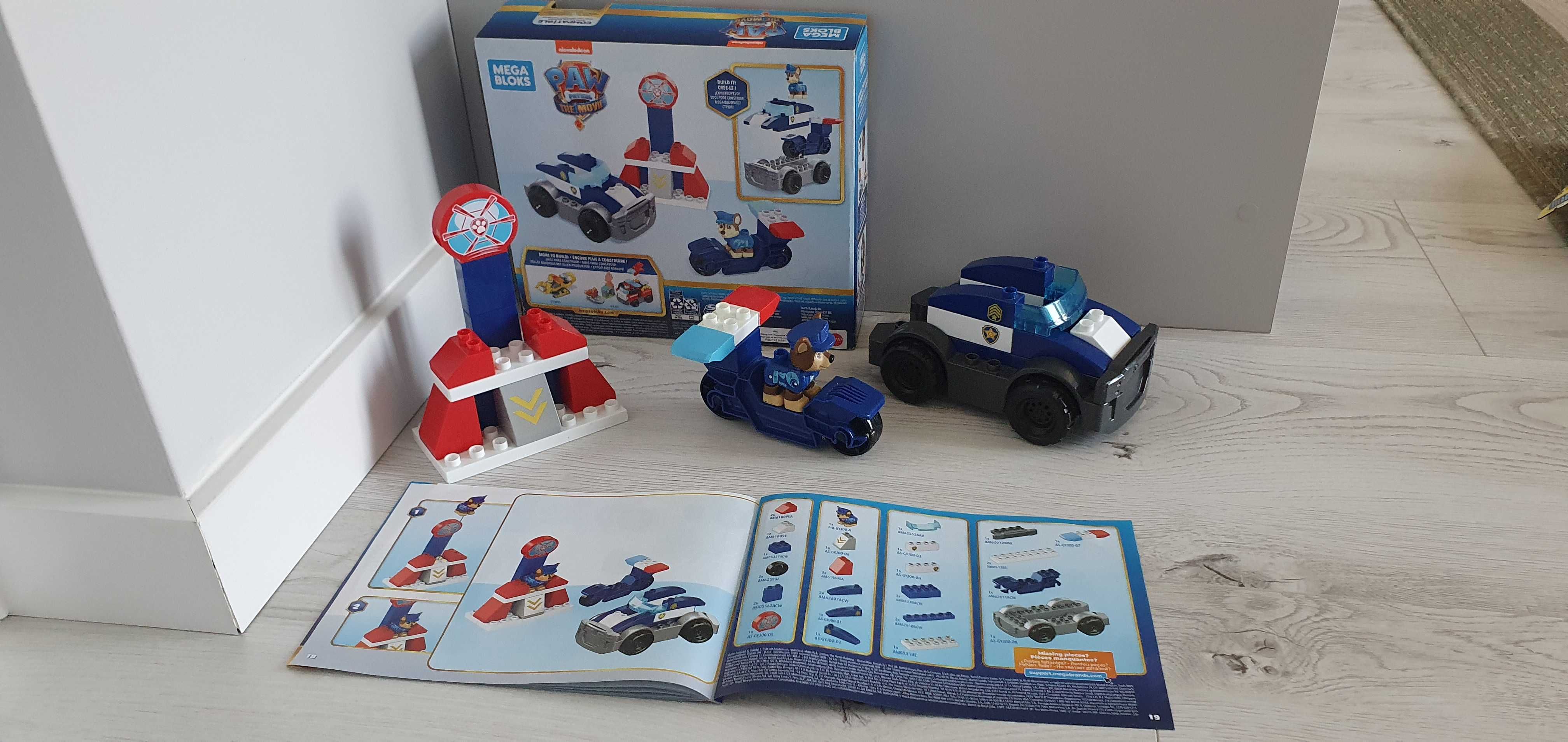 Mega Bloks Paw Patrol Policja Zestaw konstrukcyjny z 31 klocków