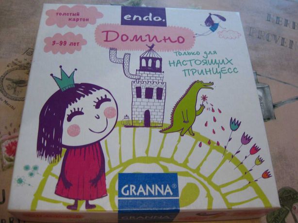Настольная игра Endo Granna Домино для настоящих принцесс 27 карточек