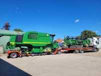 usługi transportowe transport niskopodwoziowy maszyn kombajnów