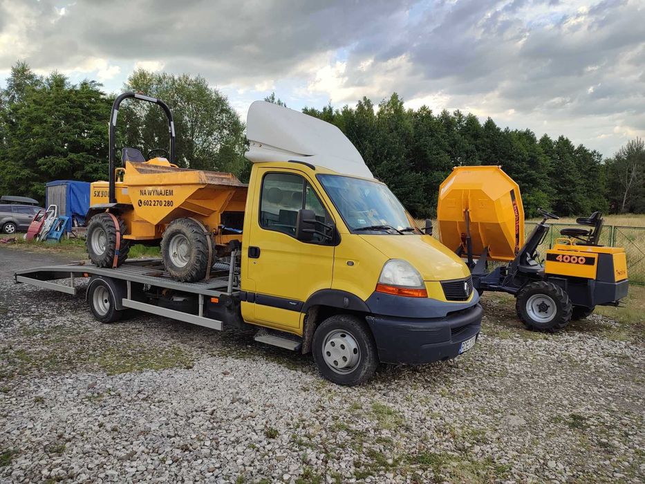 Wynajem wozidła 2 T 4x4 OBROTOWE Kiper Wywrot Wywrotka Mocne Zwinne