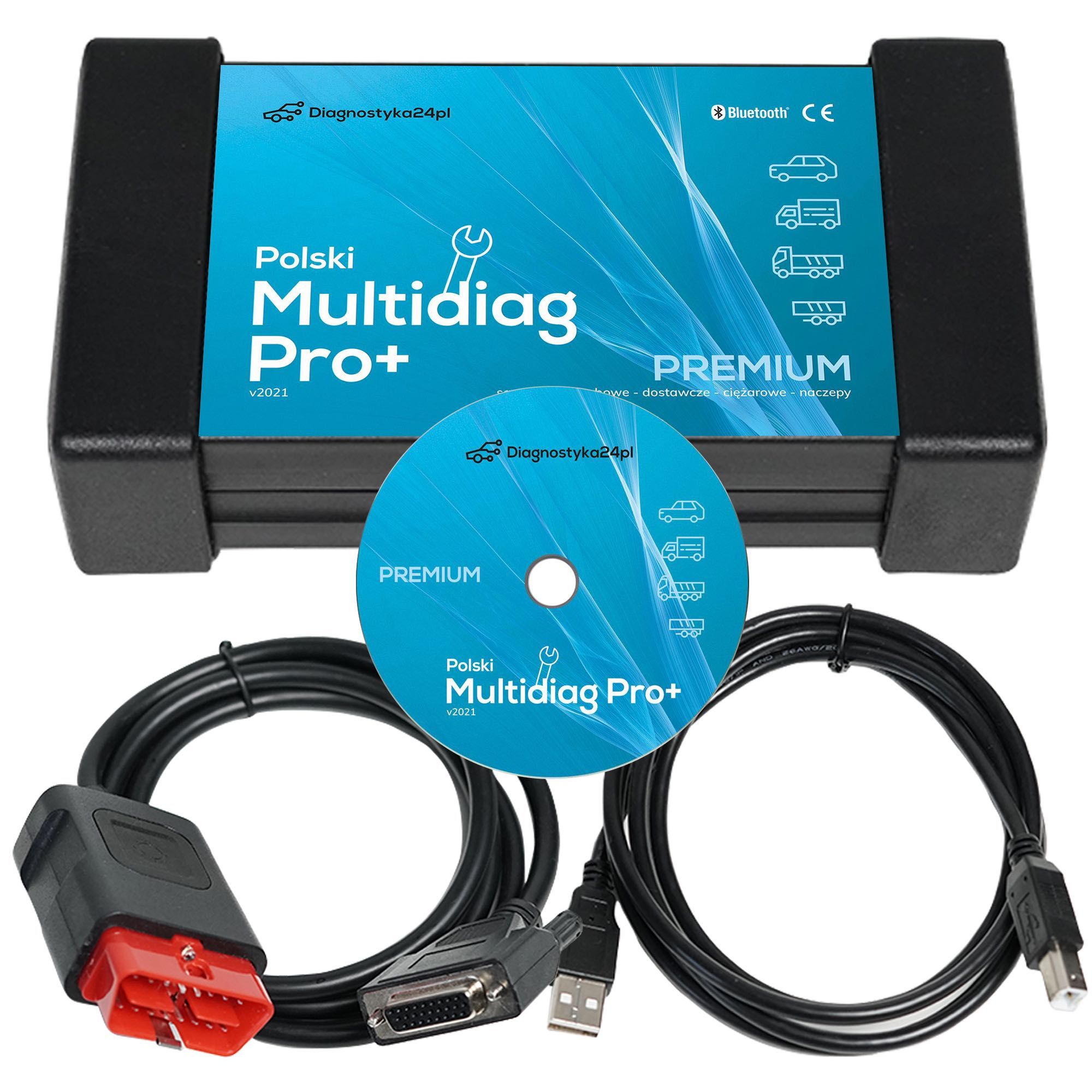 INTERFEJS do WSZYSTKIE AUTA MultidiagPro+ jak Delphi vcds vag autodata