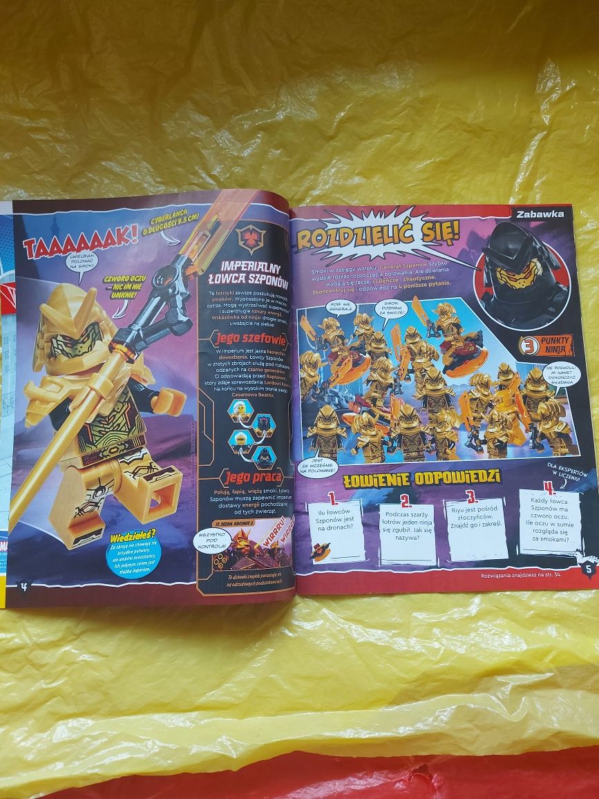 Czasopismo dziecięce Ninjago Lego 2023 rok
