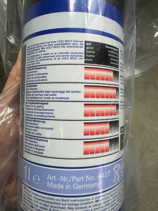 Óleo da caixa de velocidades LIQUI MOLY SAE 75W-80
