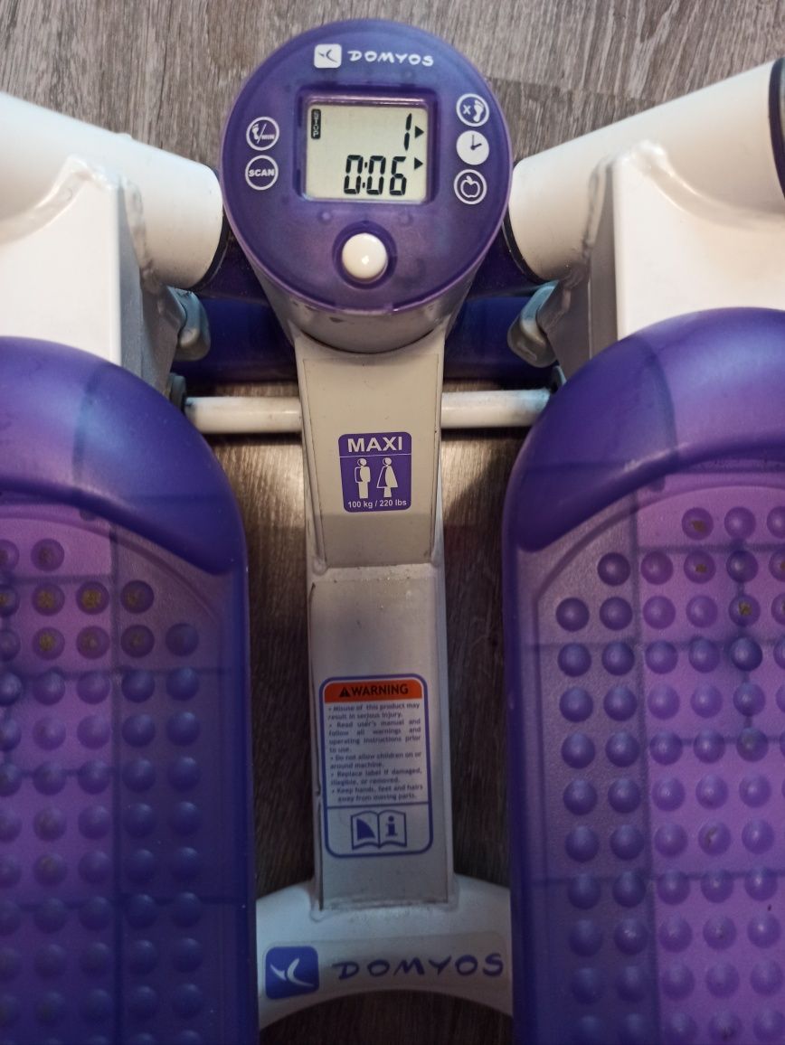 Stepper ukośny z linkami Domyos Decathlon