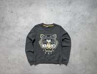 Мужская Кофта Свитшот Kenzo С Большим Логотипом Оригинал XS-S