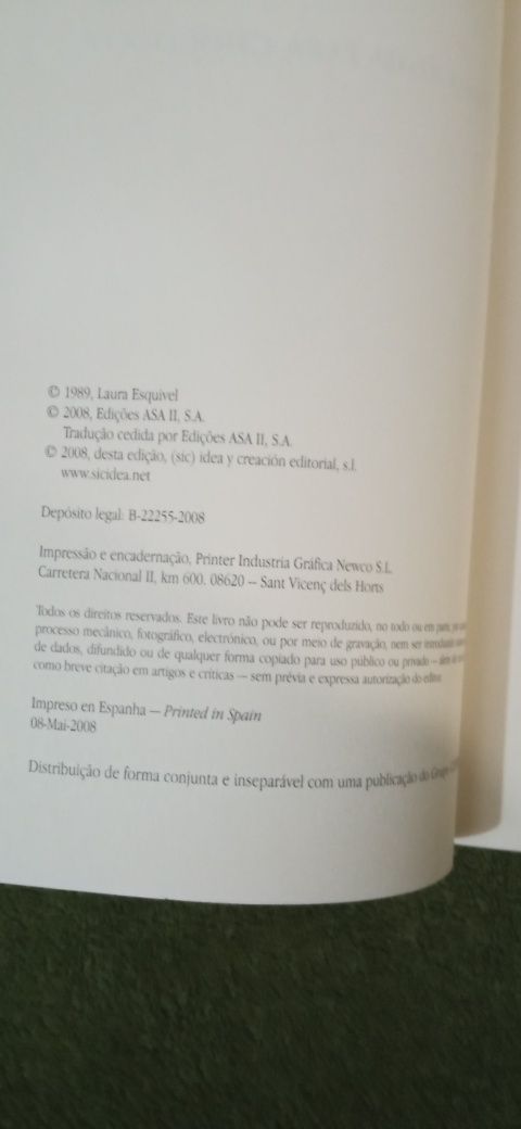 Como água para chocolate - Laura Esquivel