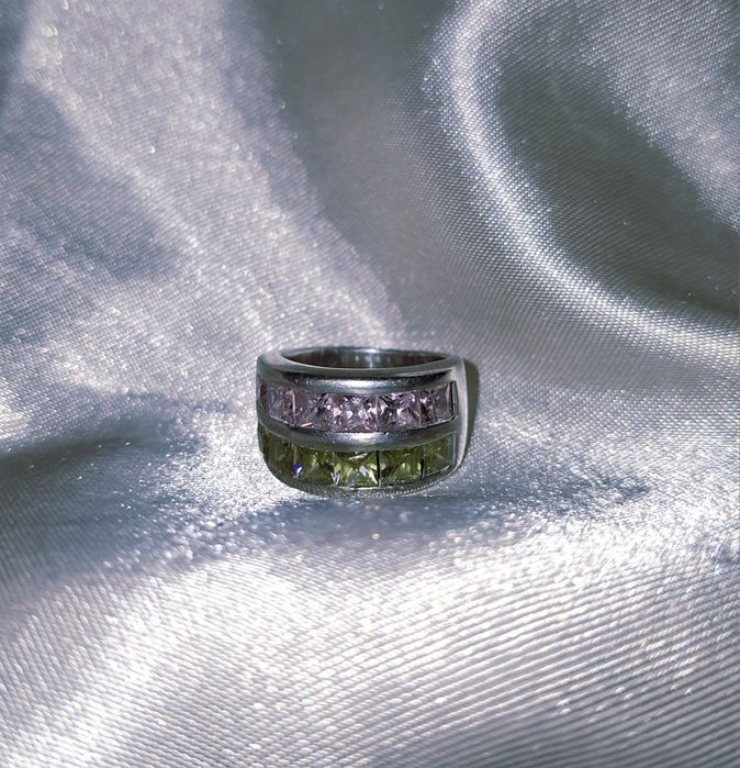 Кольцо серебро, 17 размер. Турция