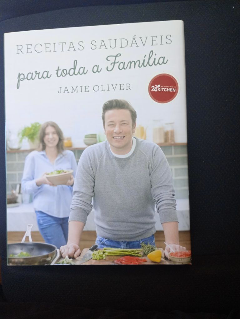 Jamie Oliver Livro de receitas Saudáveis para toda a família