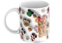 Świąteczny Kubek 3D Disney, CIASTEK - Idealny Na Prezent - NOWOŚĆ