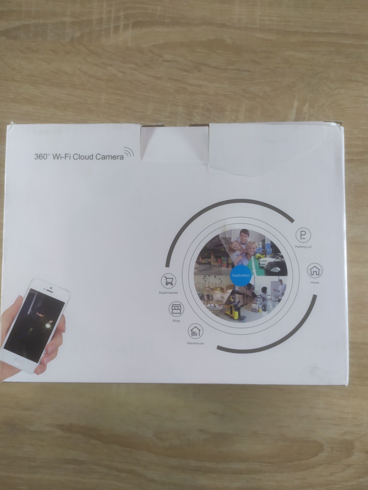 Вулична камера відеоспостереження Wi-Fi PTZ з трьома лінзами 9579