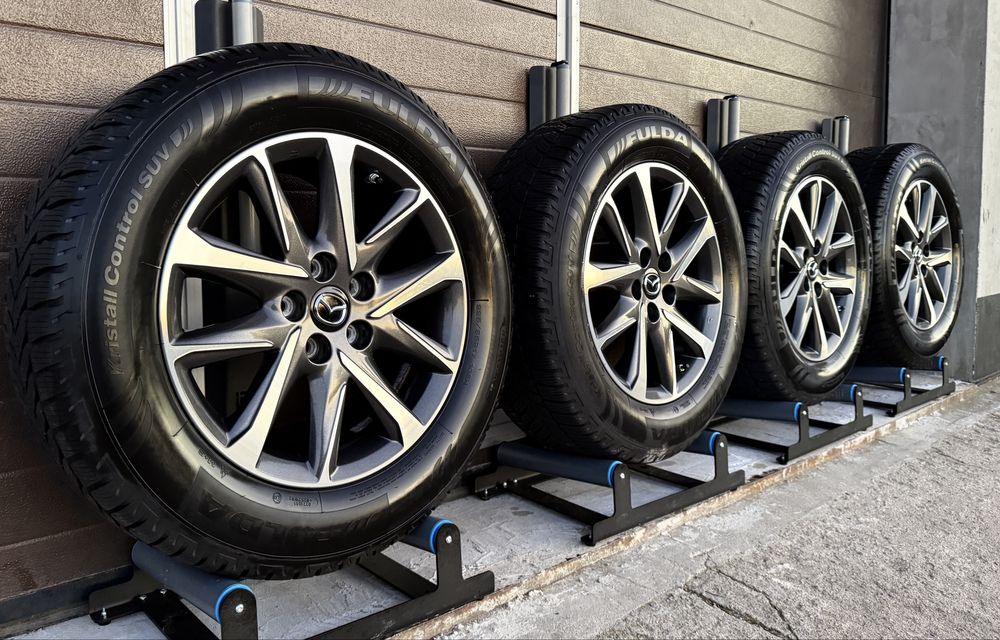 4x koła aluminiowe 5x114,3 r17 et45 7J Opony Fulda 225/65 17” MAZDA