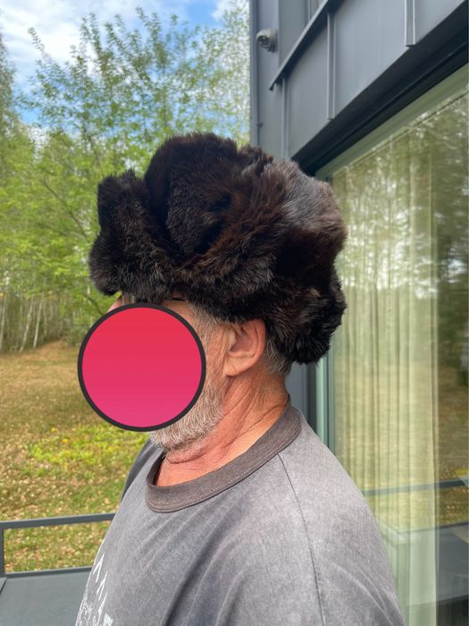 Czapka futrzana męska