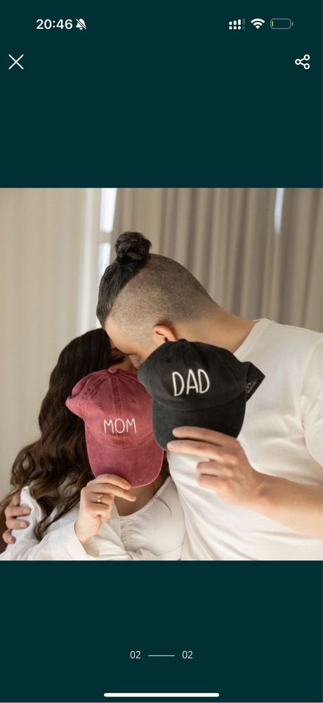Кепки парні мама тато mom dad фотосесія мам дед