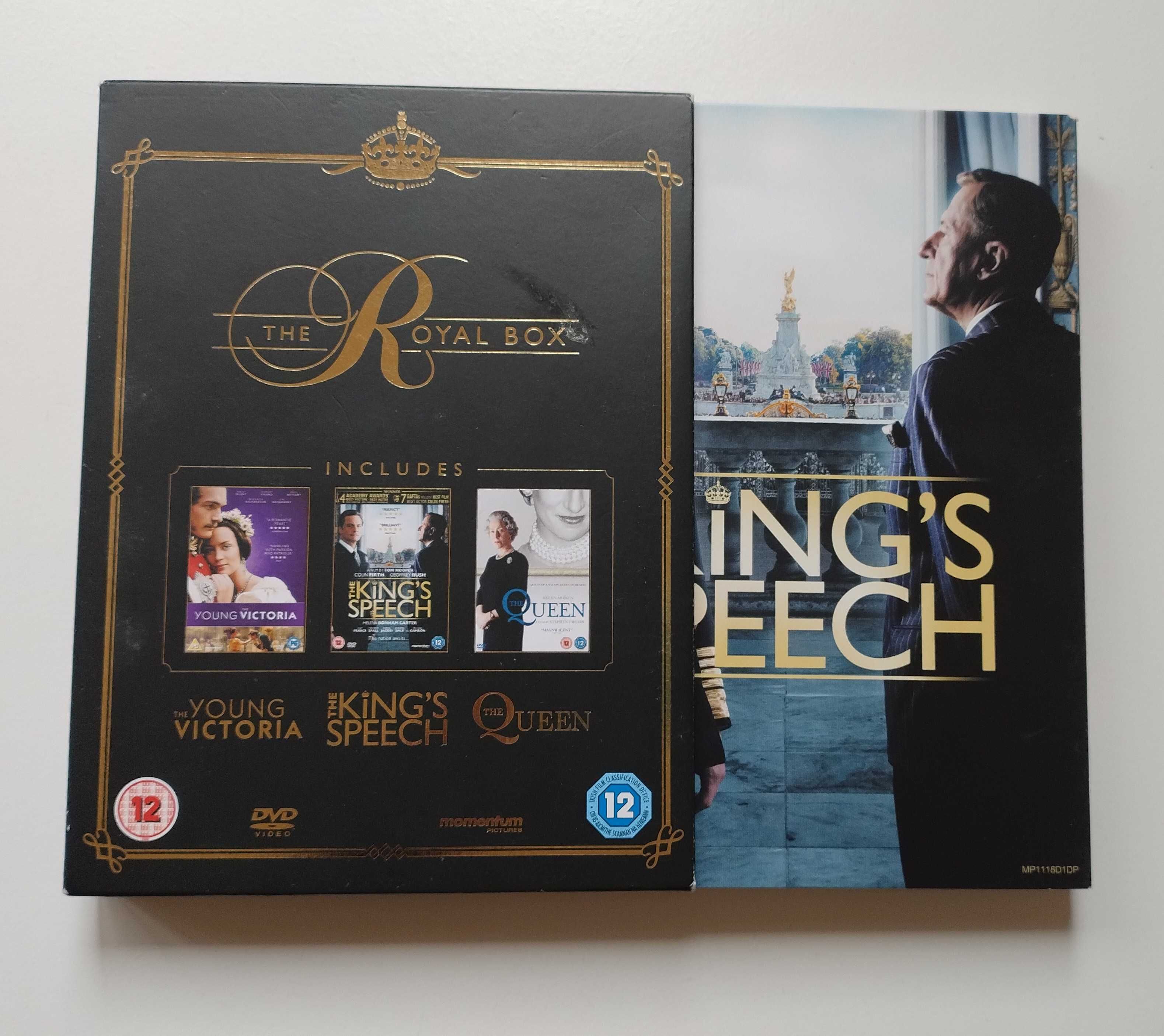 The Royal Box DVD Set Young Victoria King's Speech The Queen x3