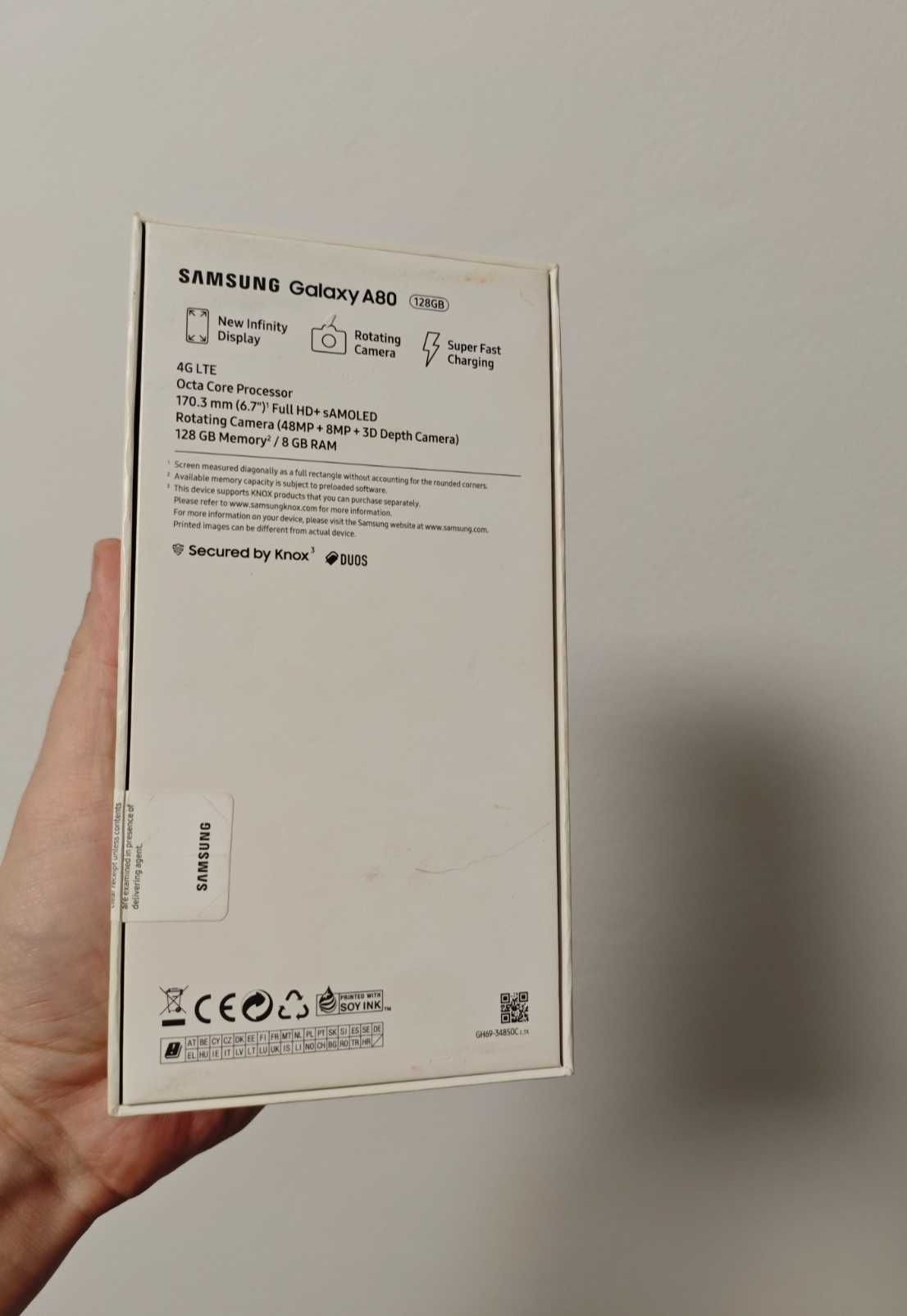 Коробка для samsung A80 ( a805 ) gold rose