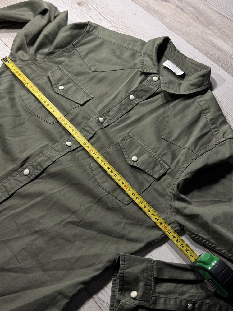 Сорочка Asos фланель хакі тактична сорочка casual трекінгова сорочка