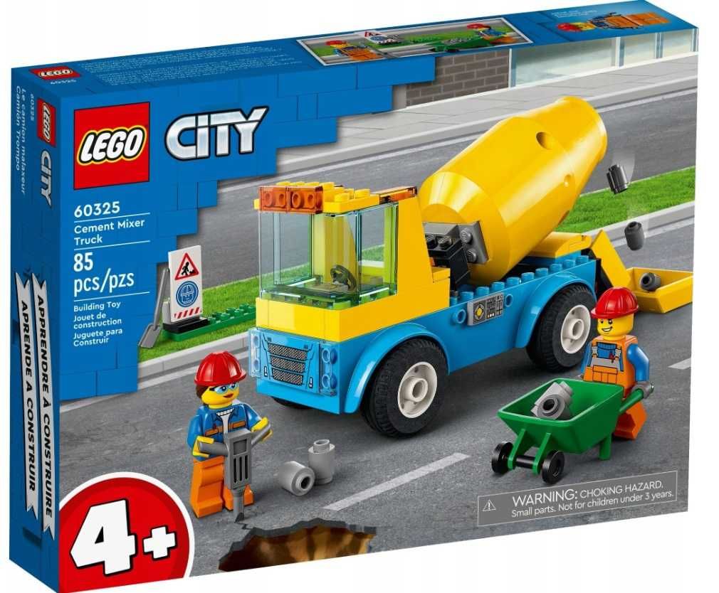 Lego City 60325 Ciężarówka z Betoniarką