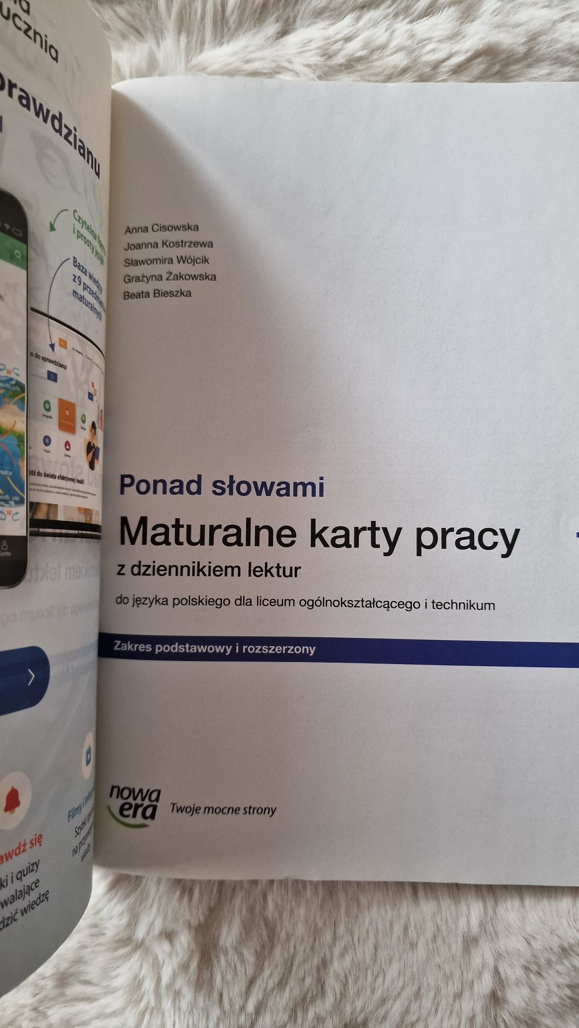 NOWA Ponad słowami 1 Maturalne karty pracy